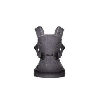 Porte Bebe One Babybjorn Gris Denim Cotton Mix Produits Bebes Fnac