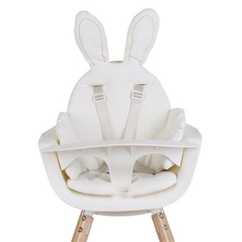 Childhome coussin Konijnde chaise haute universel 70 cm blanc - 1