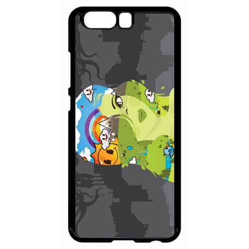 Coque huawei p10 pop art cloudy sunny