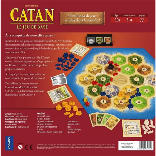 Jeu Colons de Catane (nouvelle version) - Jeux de stratégie expert - Jeux  de stratégie