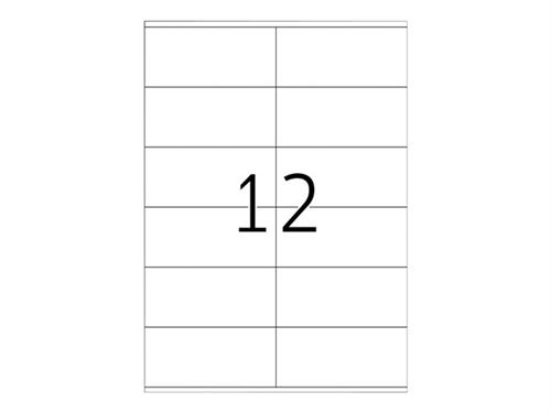 Herma 10908 &Eacute;tiquettes super adh&eacute;sives 105 x 48 A4 300 pi&egrave;ces Blanc