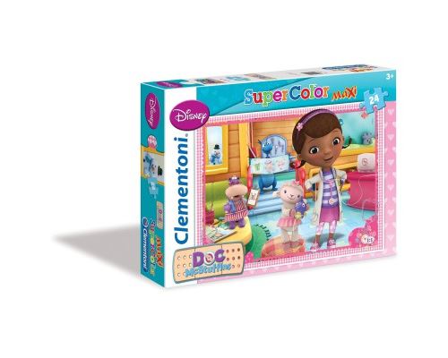 Puzzle 24 Pièces : Pièces XXL - Doc McStuffins, Clementoni