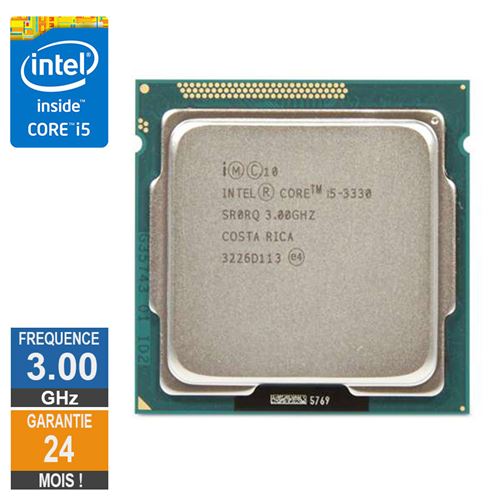 Processeur Intel Core i5-3330 3Ghz Sr0Rq Fclga1155 6Mo