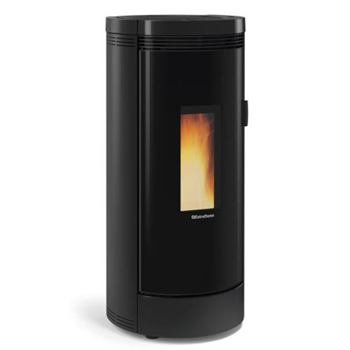 po&ecirc;le &agrave; granul&eacute;s de bois 9kw noir - debbycxnoir 