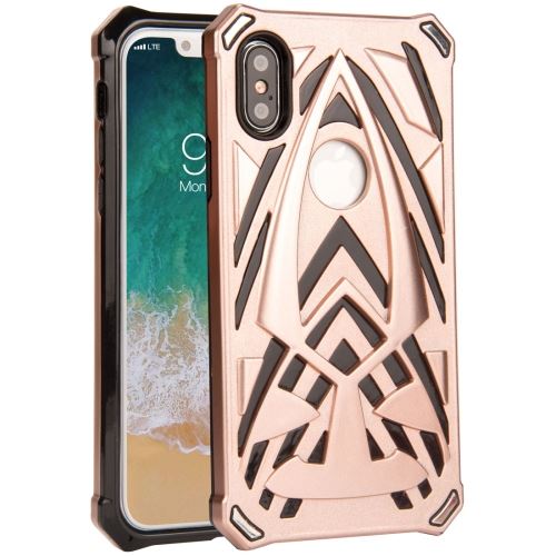 Iphone X / Xs Coque Protection Plastique Doré Als80996