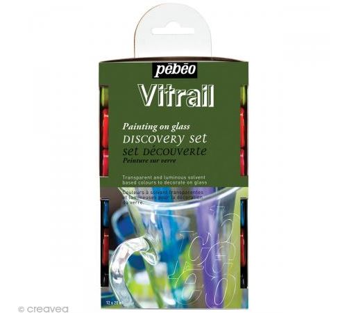 Set découverte Vitrail 12 flacons de 20 ml