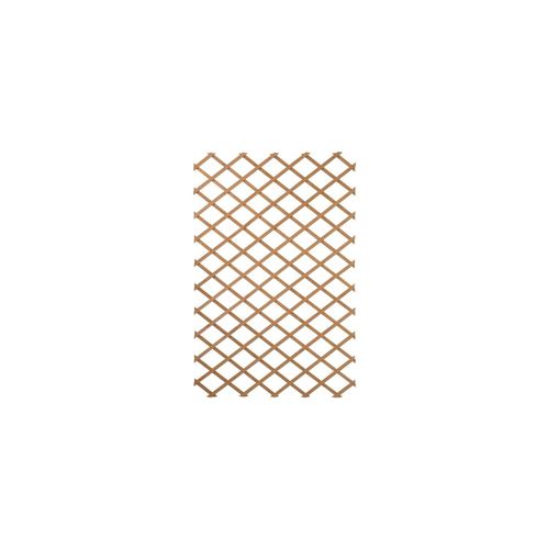 Nature Treillis de jardin 100 x 300 cm Bois Marron