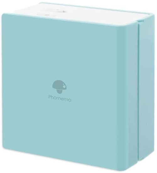Imprimante thermique Portable Bluetooth Phomemo M02 sans encre 203dpi Vert crème Version Internationale avec 1 bâton papier, Compatible IOS, Android