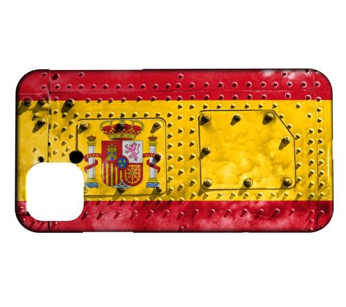 Coque rigide Compatible Pour iPhone 11 Pro Max Drapeau Espagne 06