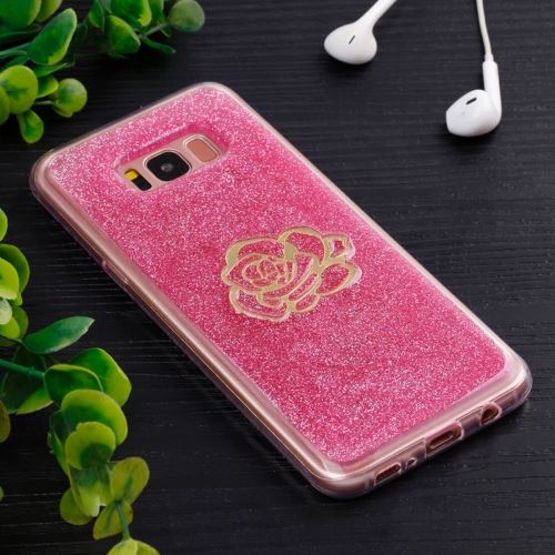 Galaxy S8 Coque Protection TPU Fleurs Doré ALS52653
