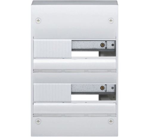 Hager Blanc Coffret En Saillie Gamma 13 Modules - 2 Rangées