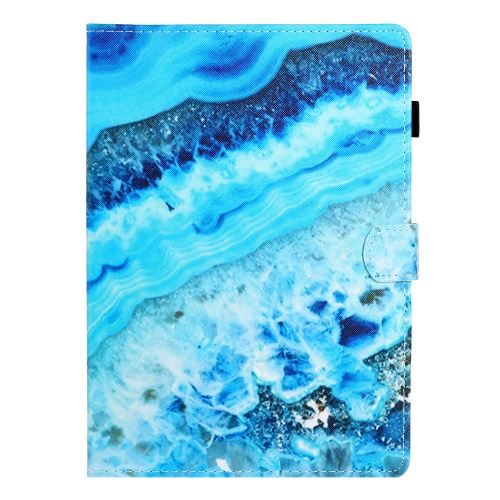 Etui en PU + TPU impression de motifs avec porte-cartes eau de mer pour votre Apple iPad Pro 11 pouces (2020)/(2018)