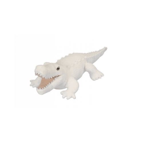 Wild Republic Blanc Peluche Cuddlekins Alligator - Image 2