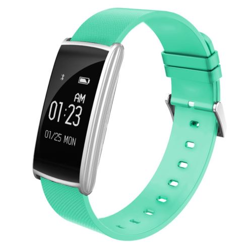 Bracelet de montre intelligente de bracelet de fréquence cardiaque imperméable Bracelet IP67 de N108 OLED Vert
