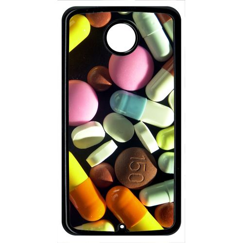 Coque Pills Compatible Google Nexus 6 Transparent