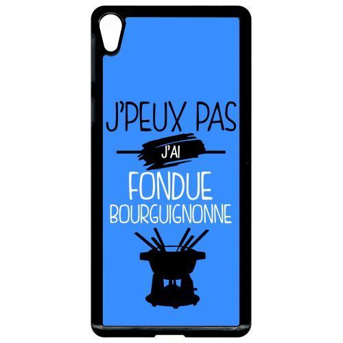 Coque sony xperia e5 j peux pas j ai fondue bourguignonne 3