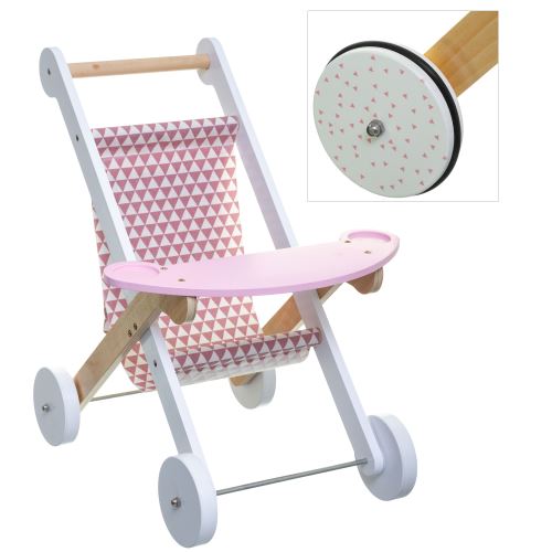 Poussette en Bois pour Poupée / Poupon - Design