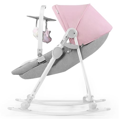 Kinderkraft Unimo Berceau 5 En 1 Balancelle Berceau Transat Siege Bebe Pliable Rose Balancelles Achat Prix Fnac