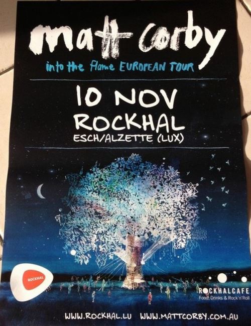 Matt Corby - 40x60 cm - AFFICHE / POSTER