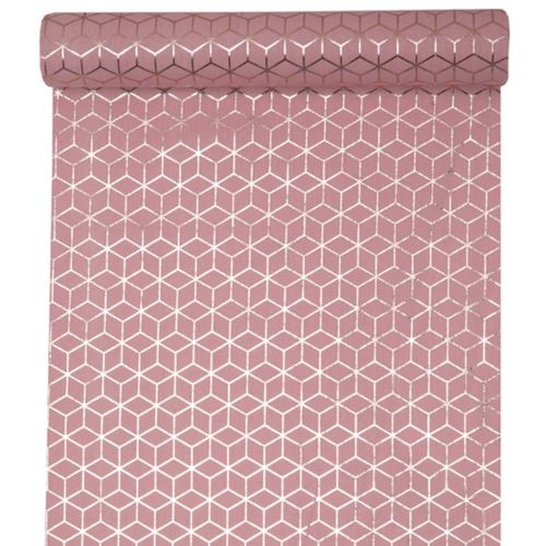 SANTEX 5633-19-30, Chemin de table Carreau de ciment, Cuivre