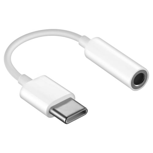 Adaptateur Audio USB Type C vers Jack 3.5 mm Ultra-compact Blanc
