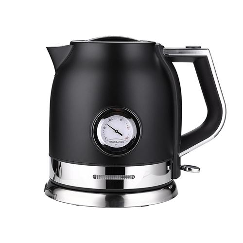 Non Communiqué Noir Bouilloire Électrique En Acier Inoxydable 1.8 L 1500W Avec Yokuli® Boîte De Rangement Bleu - Image 1