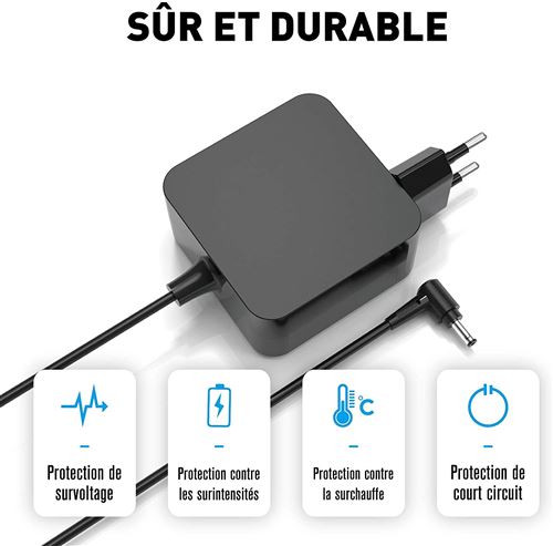 30€99 sur CHARGEUR ORDINATEUR PORTABLE Asus N750JV N550JV ADP