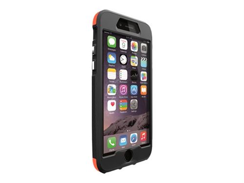 Thule Atmos X4 TAIE-4125 - Boîtier de protection pour téléphone portable - polycarbonate - Ombre foncée, corail de feu - pour Apple iPhone 6 Plus, 6s Plus