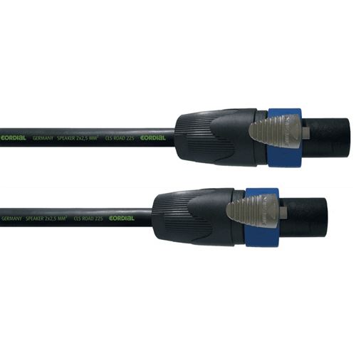 Cordial CRL2.5LL - Câble haut-parleur speakon 4 points - speakon 4 points Neutrik 2,5 m
