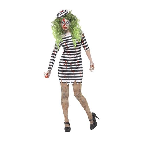 déguisement prisonnière zombie femme