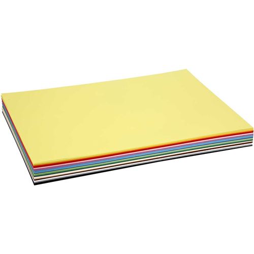 Colortime carton coloré 42 x 59,4 cm 20 pièces 180 g multicolore