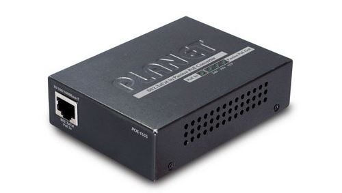 Planet poe-165s 1000mbit s noir convertisseur de support réseau planet technology corp.