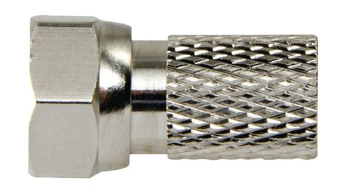 Macab F4331114 connecteur F 2.5 Mm Mâle Métal Argent / Argent