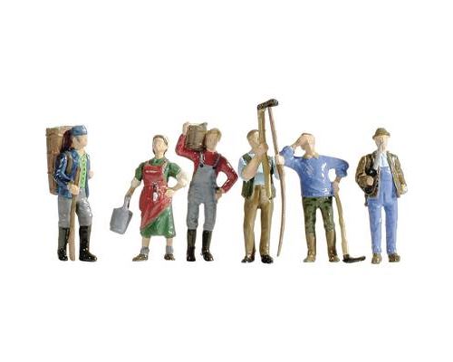 Lot de figurines encore échelle N 36614 viticulteurs 1:160 - Image 6