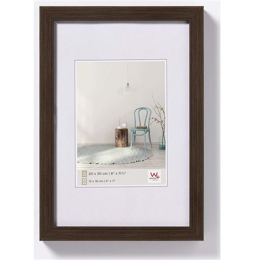 Cadre effet bois Varjo - 30 x 40 cm - Marron