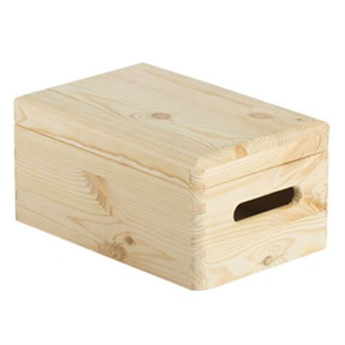 Caisse de rangement en bois 30x20x14cm Astigarraga cbt302014