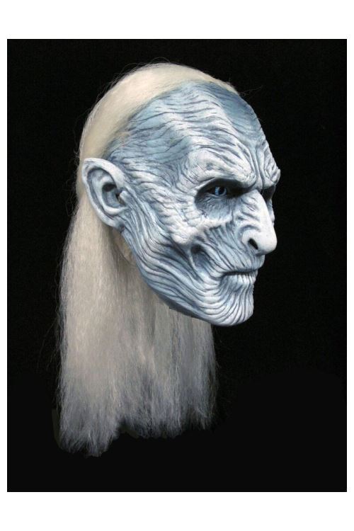 Masque Latex Adulte Marcheur Blanc Game Of Thrones© - Bleu - Taille Unique