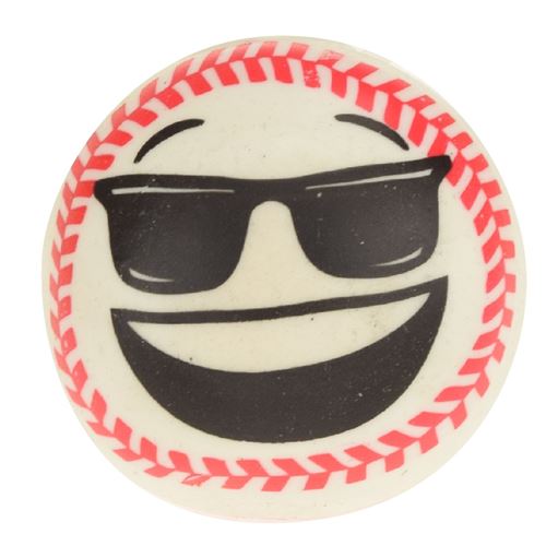 Toi-Toys balle de baseball adhésive souple blanche 6,5 cm