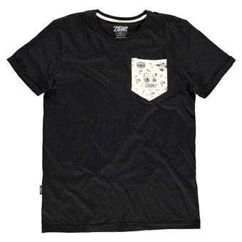 T Shirt Zelda Links Awakening Poche Noir Taille S