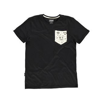 T Shirt Zelda Links Awakening Poche Noir Taille S
