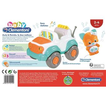 Voiture et son Chaton Radiocommande Clementoni