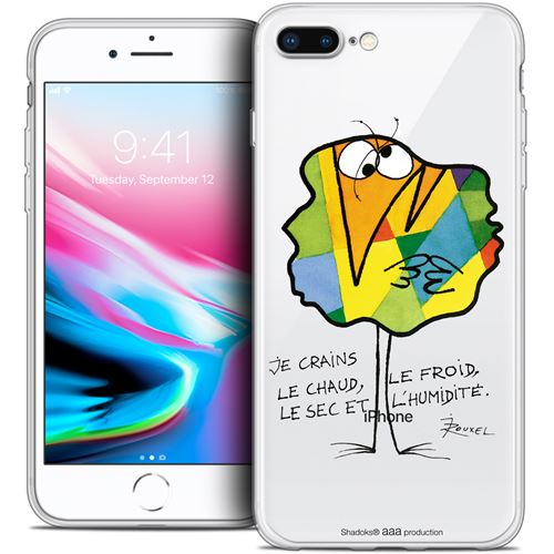 Coque Gel Apple iPhone 7 Plus (5.5 ) Extra Fine Les Shadoks® - Chaud ou Froid