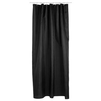 Instant d'O - Rideau de Douche "Polyester" 180x200cm Noir - 1