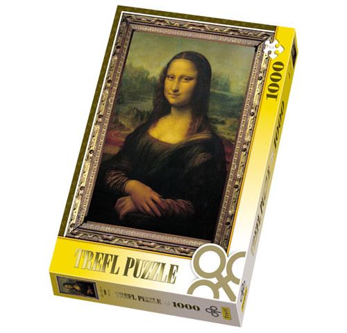 Puzzle 1000 Pièces : Léonard de Vince : Mona Lisa, La Joconde, Trefl
