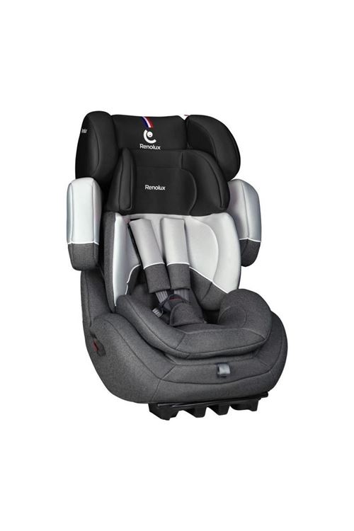 RENOLUX Step 123 Smart Rehausseur évolutif - Groupe 1/2/3 - Noir