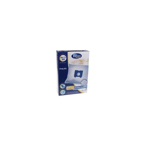 WPRO PH177MW - 4 sacs aspirateur PHILIPS ATHENA