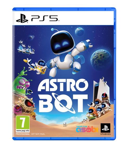 Sony Astro Bot Standard Arabe, Chinois simplifié, Chinois traditionnel, Tchèque, Danois, Allemand, Néerlandais, Anglais, Anglais américain, Espagnol, Espagnol mexicain, Finlandais, Français, Grec, Hongrois, Indonésien, Italien, Japonais, Coréen, No