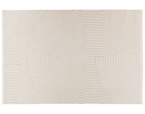Bestmobilier Beige Telio - Tapis Rectangulaire Motif Abstrait - Image 3