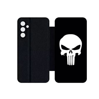 Porte-chéquier Simili Cuir Tête De Mort Multicolore – Style Rockabilly