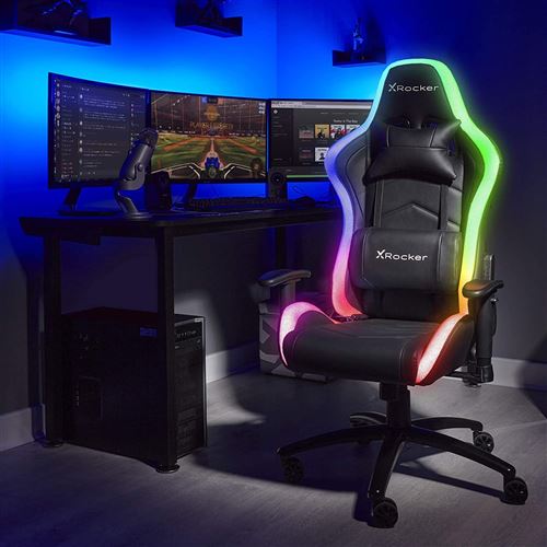 led gaming chair rocker